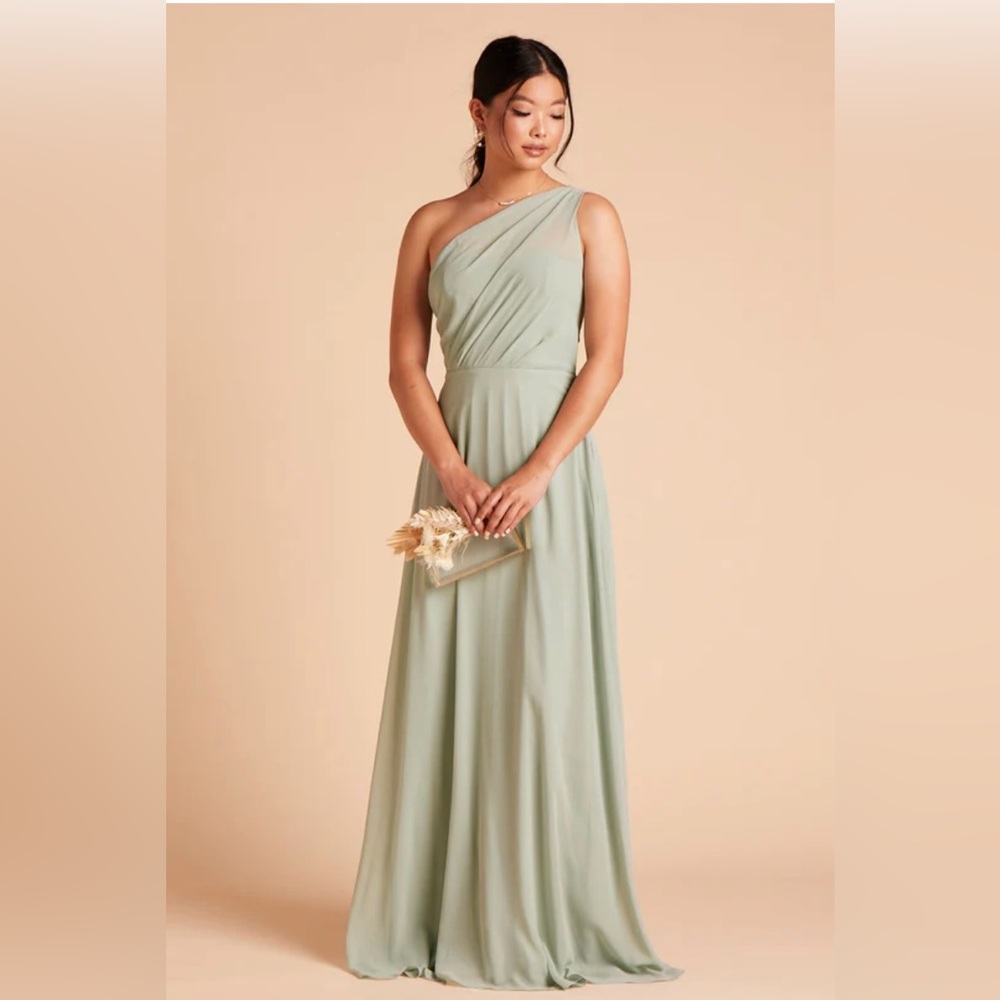 Birdy Grey Kira Sage Green Chiffon Dress size small